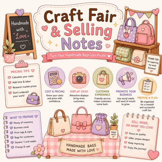 Craft Fair & Selling Notes