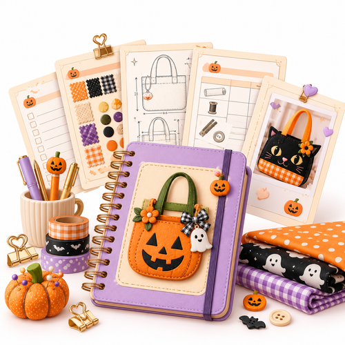 Halloween Bag Maker's Planner & Project Journal